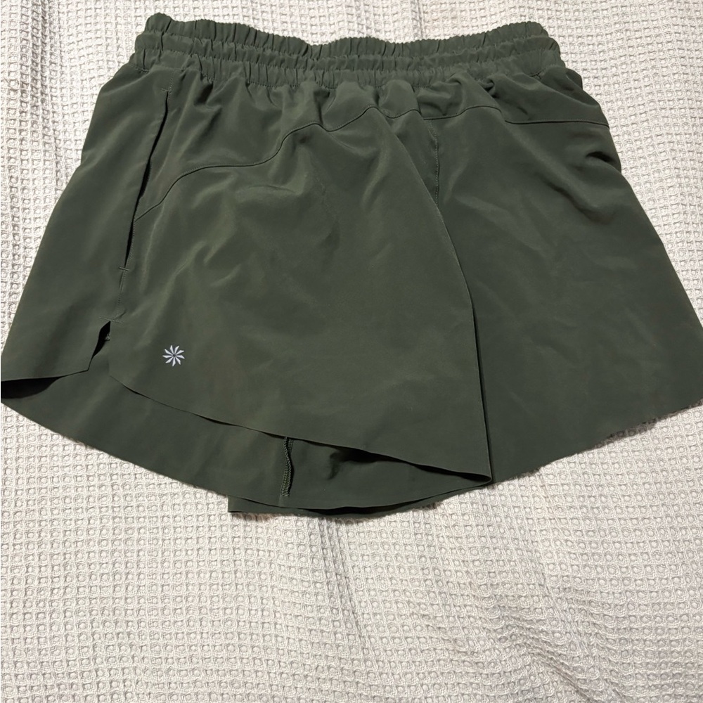 Athleta Army Green Shorts